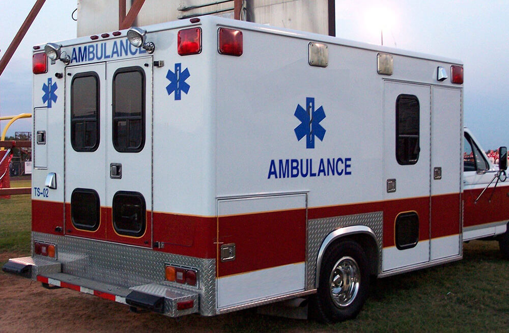 Ambulance facing right